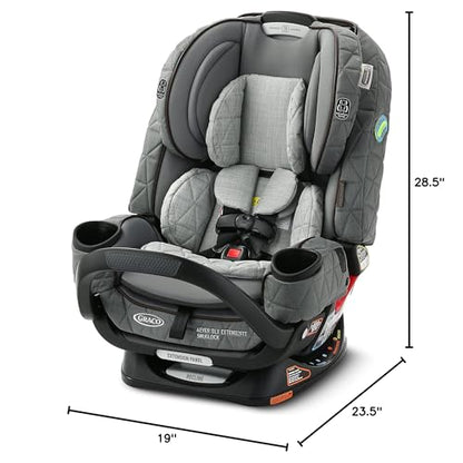 Graco 4Ever DLX Grad 5-in-1 Convertible Car Seat, Hancock - Versatile, Comfortable, and Safe for Babies through Preteens