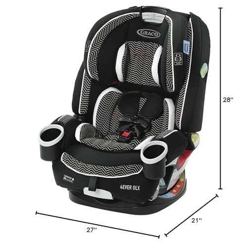 Graco 4Ever DLX Grad 5-in-1 Convertible Car Seat, Hancock - Versatile, Comfortable, and Safe for Babies through Preteens