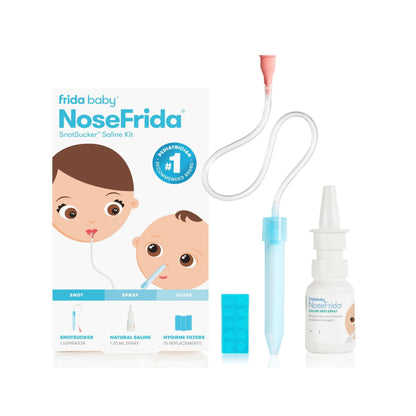 Frida Baby NoseFrida SnotSucker for Baby, Nasal Aspirator for Baby, Nose Sucker Baby Nasal Aspirator to Help Baby Breathe Easy