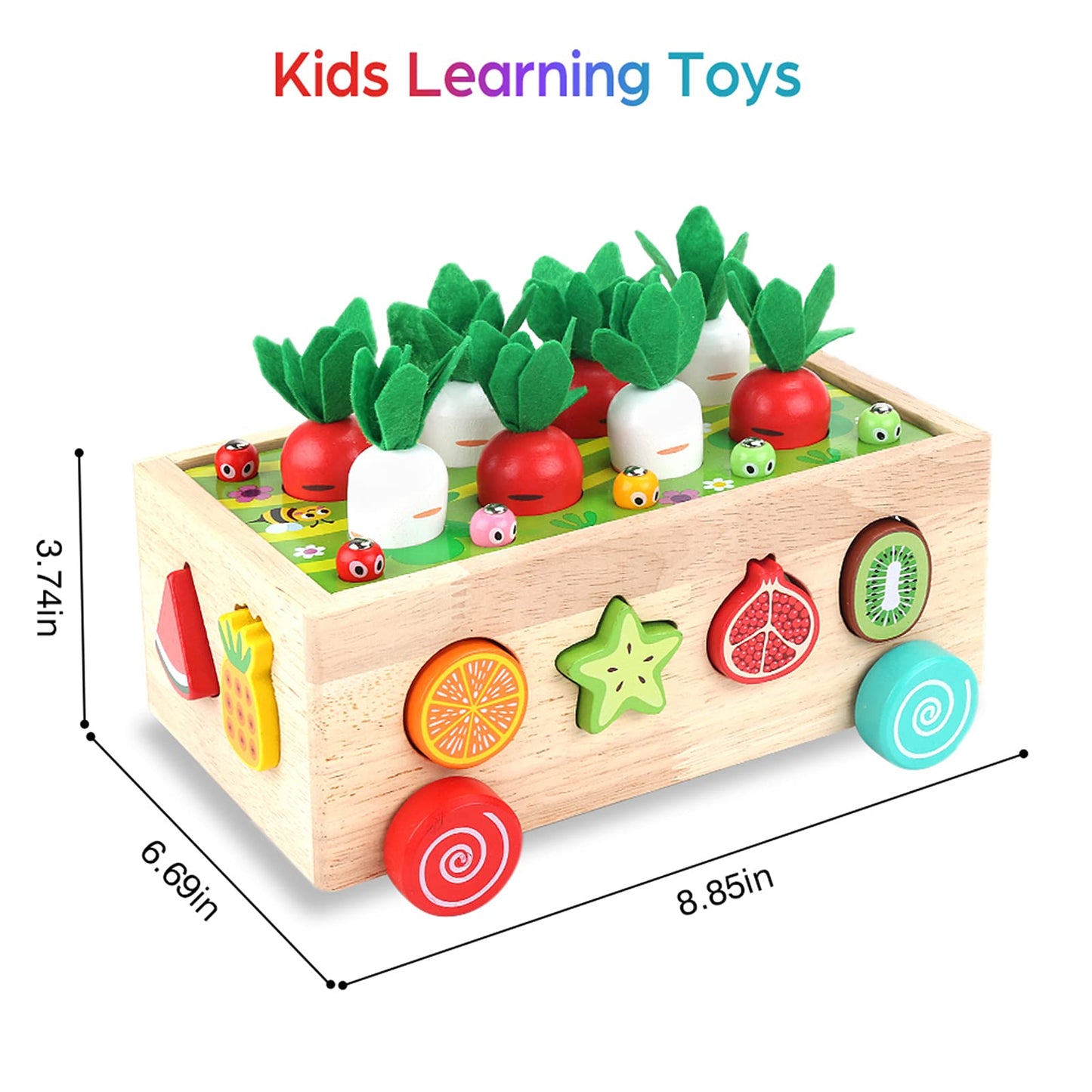 Toddlers Montessori Wooden Educational Toys for Baby Boys Girls Age 1 2 3 Year Old, Shape Sorting Toys 1st One First Birthday Girl Gifts for Kids 1-3, Wood Preschool Learning Fine Motor Skills Game