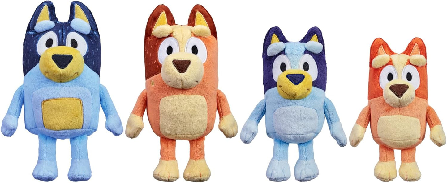 Bluey Heeler Family Plush Set 4 Plush 7-8" Figures | Amazon Exclusive