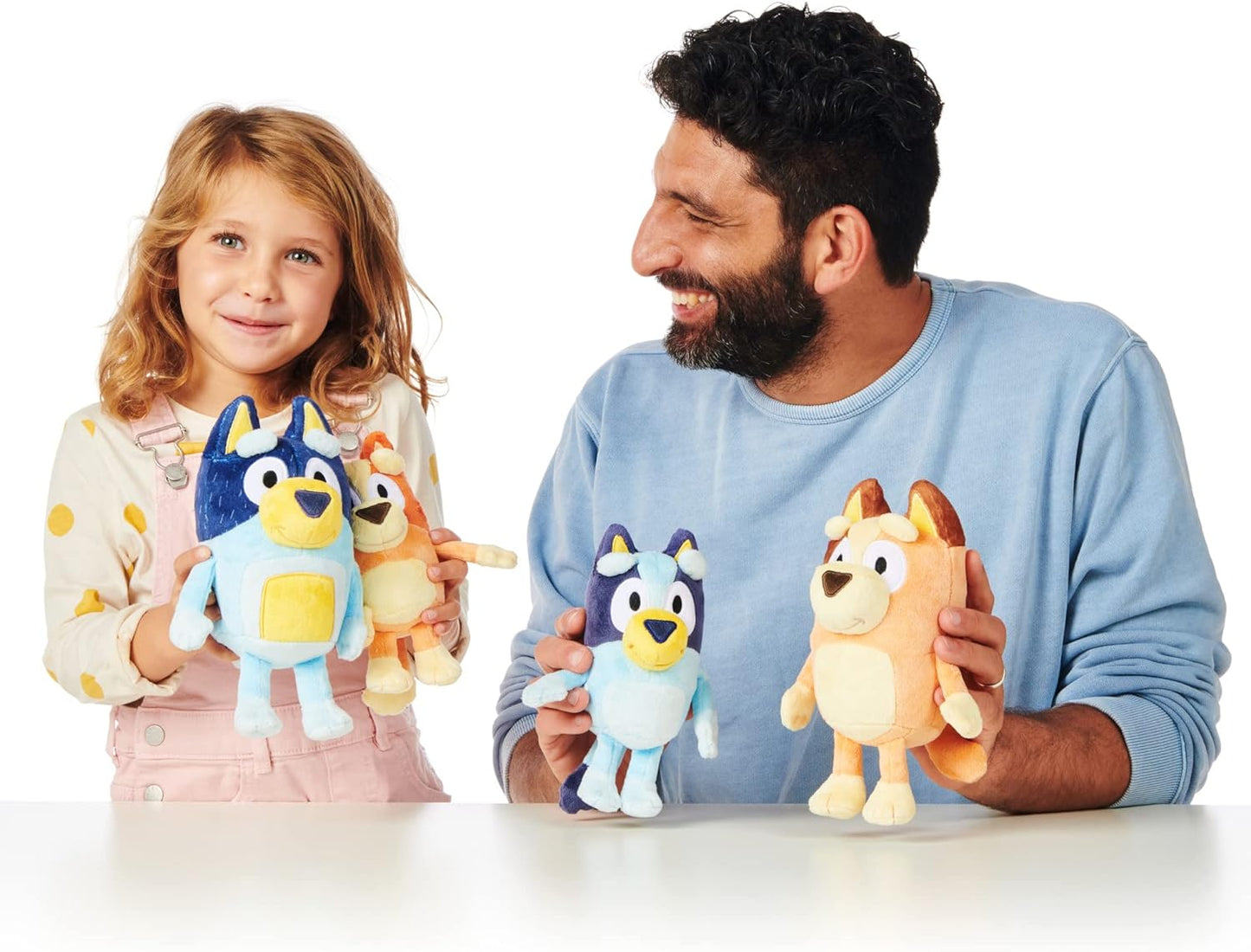 Bluey Heeler Family Plush Set 4 Plush 7-8" Figures | Amazon Exclusive