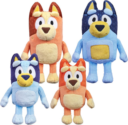 Bluey Heeler Family Plush Set 4 Plush 7-8" Figures | Amazon Exclusive