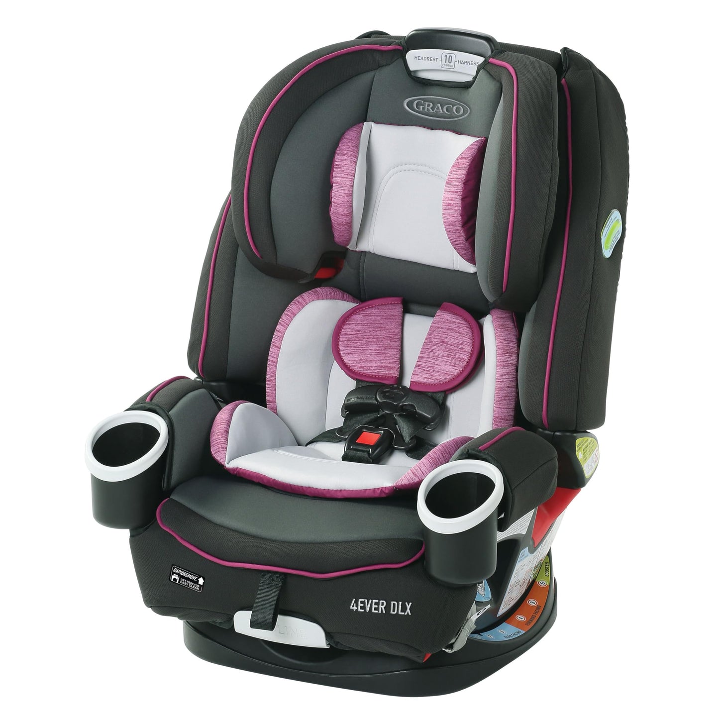 Graco 4Ever DLX Grad 5-in-1 Convertible Car Seat, Hancock - Versatile, Comfortable, and Safe for Babies through Preteens