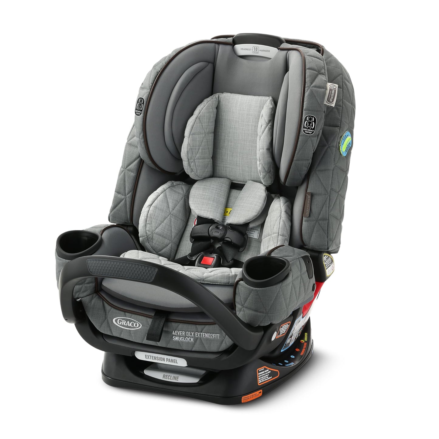 Graco 4Ever DLX Grad 5-in-1 Convertible Car Seat, Hancock - Versatile, Comfortable, and Safe for Babies through Preteens